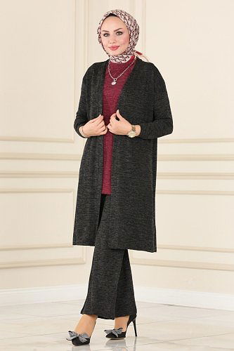 moda selvim Combine 116DVL817 Damson&Black - Thumbnail