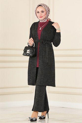 moda selvim Combine 116DVL817 Damson&Black - Thumbnail