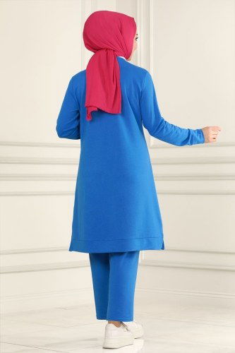 moda selvim 1212ASY563 ياقوتي طقم - Thumbnail