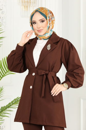 moda selvim Combine 125MP806 Dark Brown - Thumbnail