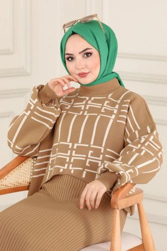 moda selvim Combine 129MT581 Latte - Thumbnail