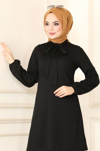 moda selvim 1500UKB139 اسود طقم - Thumbnail