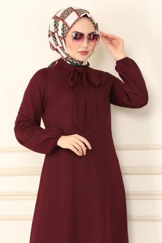 moda selvim 1500UKB139 الخمري طقم - Thumbnail