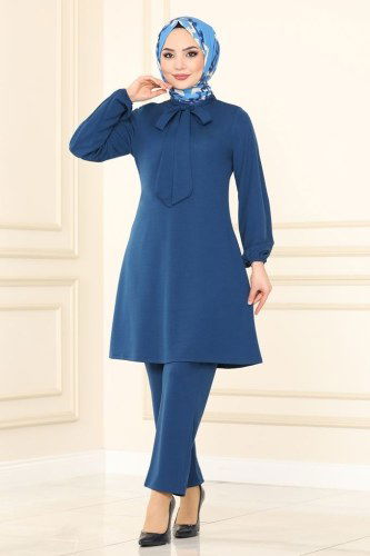moda selvim 1500UKB139 ياقوتي طقم - Thumbnail