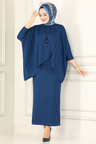 moda selvim 1502UKB139 ياقوتي طقم - Thumbnail