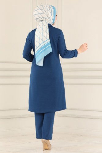 moda selvim 1514UKB139 ياقوتي طقم - Thumbnail