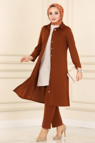 moda selvim Combine 1514UKB139 Tan - Thumbnail