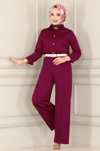 moda selvim Combine 1531UKB139 Damson - Thumbnail