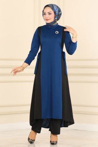 moda selvim Combine 1535UKB139 Indigo&Black - Thumbnail