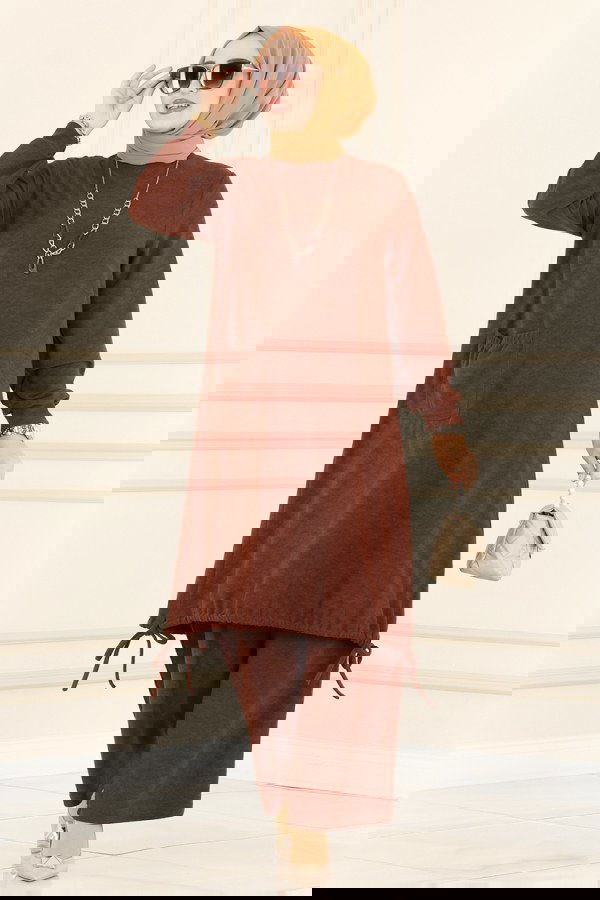 Modaselvim خصم صافٍ20%+20% في سلة التسوق 157DVL817 البني طقم