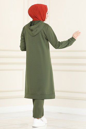 moda selvim Combine 166DVL817 Khaki - Thumbnail