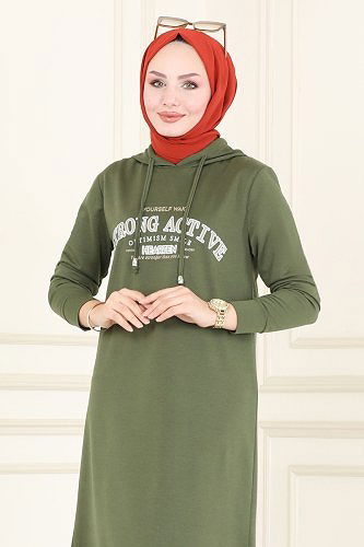 moda selvim Combine 166DVL817 Khaki - Thumbnail