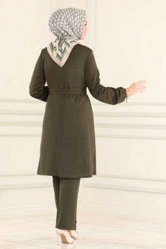 moda selvim Combine 1700SH396 Khaki - Thumbnail