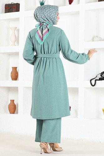 moda selvim 188DVL817 تركوازي طقم - Thumbnail