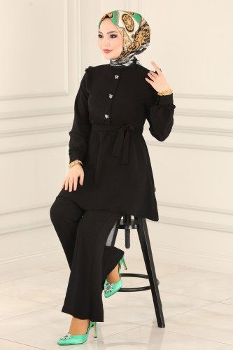 moda selvim Combine 1905USL762 Black - Thumbnail
