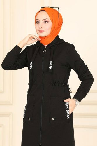moda selvim Combine 218NZR779 Black - Thumbnail