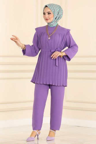 moda selvim Combine 229ASM762 Lilac - Thumbnail