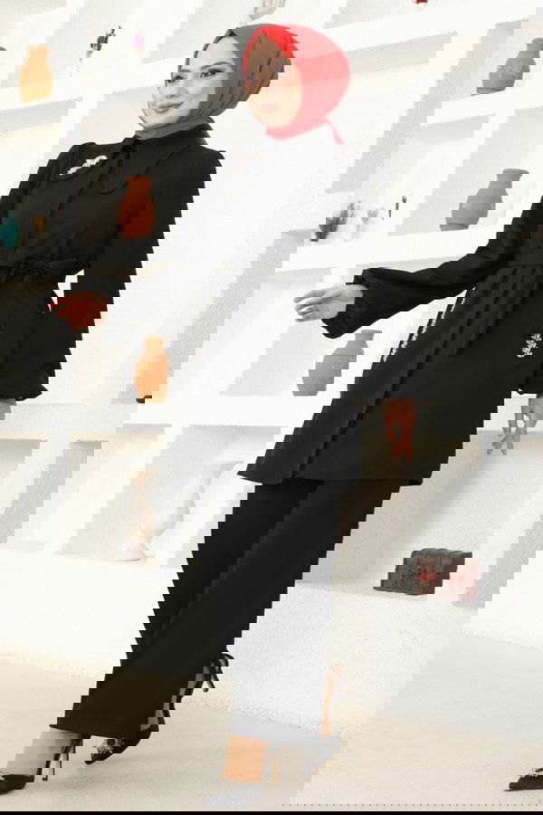 Modaselvim الاطقم 235OFR845 اسود طقم