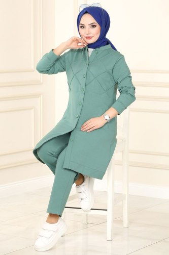 moda selvim 2422SL432 تركوازي طقم - Thumbnail