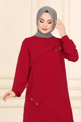 moda selvim Combine 2426SL432 Claret Red - Thumbnail