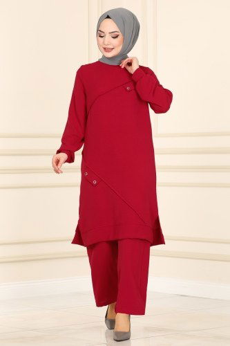 moda selvim Combine 2426SL432 Claret Red - Thumbnail