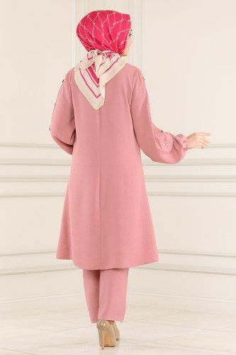 moda selvim 2427SL432 الزهري طقم - Thumbnail