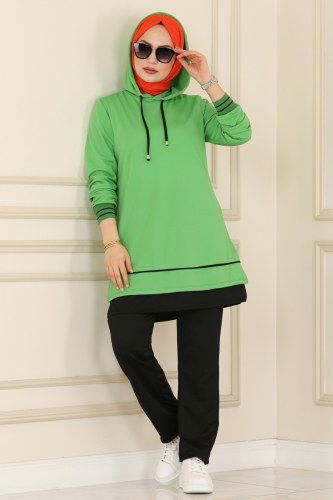 moda selvim Combine 2441SL432 Benetton Green&Black - Thumbnail