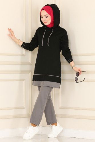 S.L. - Combine 2441SL432 Black&Gray