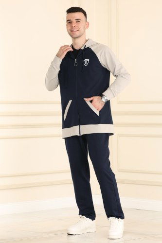 moda selvim Combine 2445SL432 Navy Blue&Gray - Thumbnail