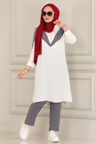 moda selvim Combine 2449SL432 Gray - Thumbnail