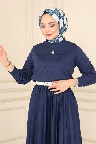 moda selvim Combine 2455SL432 Indigo - Thumbnail
