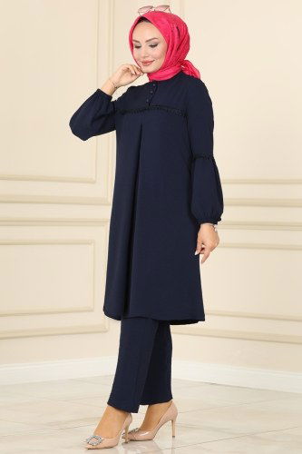 S.L. - Combine 2458SL432 Navy Blue