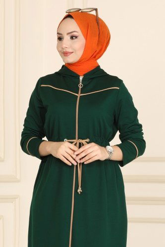 moda selvim 3006MRT754 الزيتي طقم - Thumbnail
