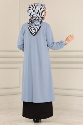 moda selvim Combine 3020MNT741 Black & Ice Blue - Thumbnail