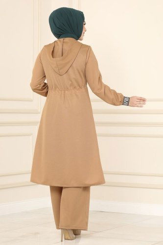 moda selvim 3039HN218 لحمي طقم - Thumbnail