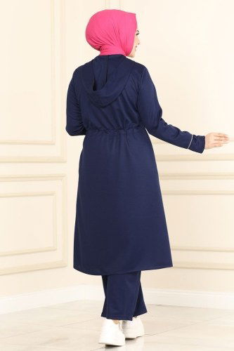 moda selvim Combine 3046HN218 Navy Blue - Thumbnail