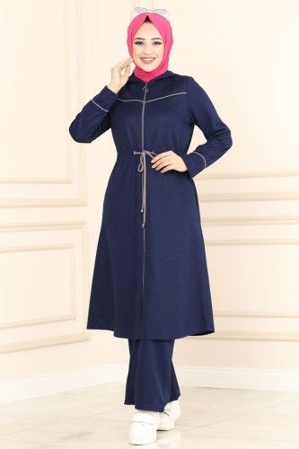 moda selvim Combine 3046HN218 Navy Blue - Thumbnail