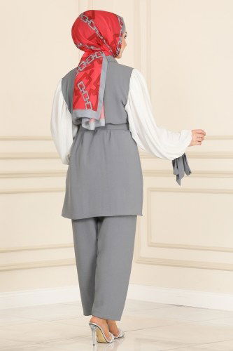 moda selvim Combine 395ASM762 Gray - Thumbnail