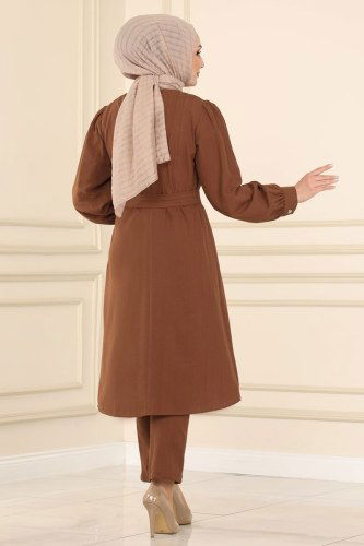 moda selvim Combine 4012RMZ787 Brown - Thumbnail