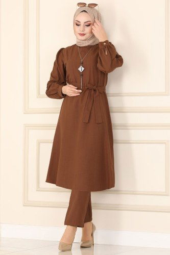 moda selvim Combine 4012RMZ787 Brown - Thumbnail