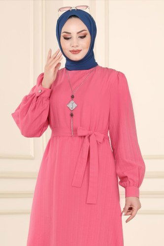 moda selvim 4012RMZ787 فوشي طقم - Thumbnail