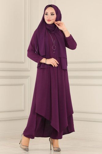 moda selvim Combine 402ASM762 Damson - Thumbnail