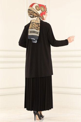 moda selvim Combine 4125AF356 Black - Thumbnail