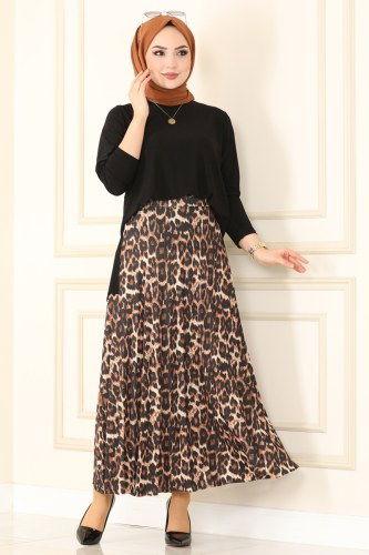 moda selvim Combine 4133AF356 Black - Thumbnail