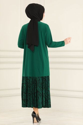 moda selvim 4137AF356 الزيتي طقم - Thumbnail