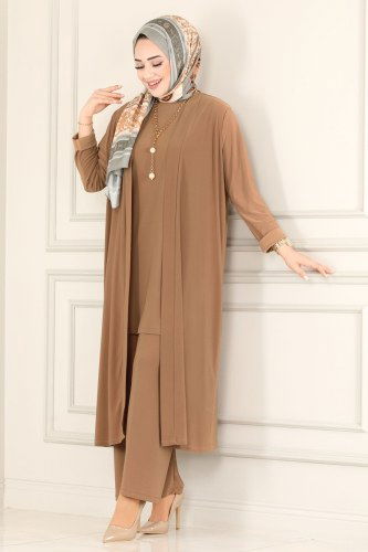 moda selvim Combine 4171AF356 Latte - Thumbnail