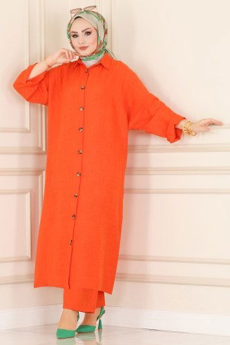 moda selvim Combine 4173AF356 Orange - Thumbnail