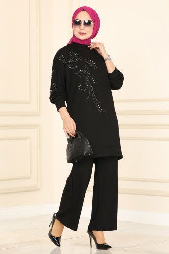 moda selvim Combine 4366ASM762 Black - Thumbnail