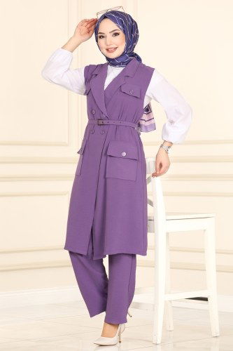 M.U. - 4577MU795 ارجواني فاتح طقم