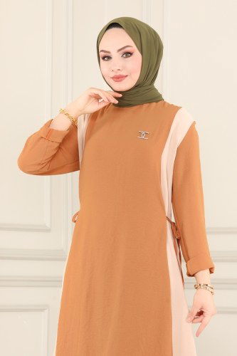 moda selvim 5158AL357 لون طابا مع فيزيون طقم - Thumbnail